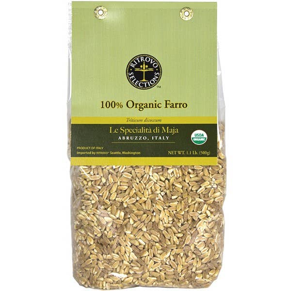 Fior di Maiella Organic Farro - Lightly Pearled, 1.1 lbs