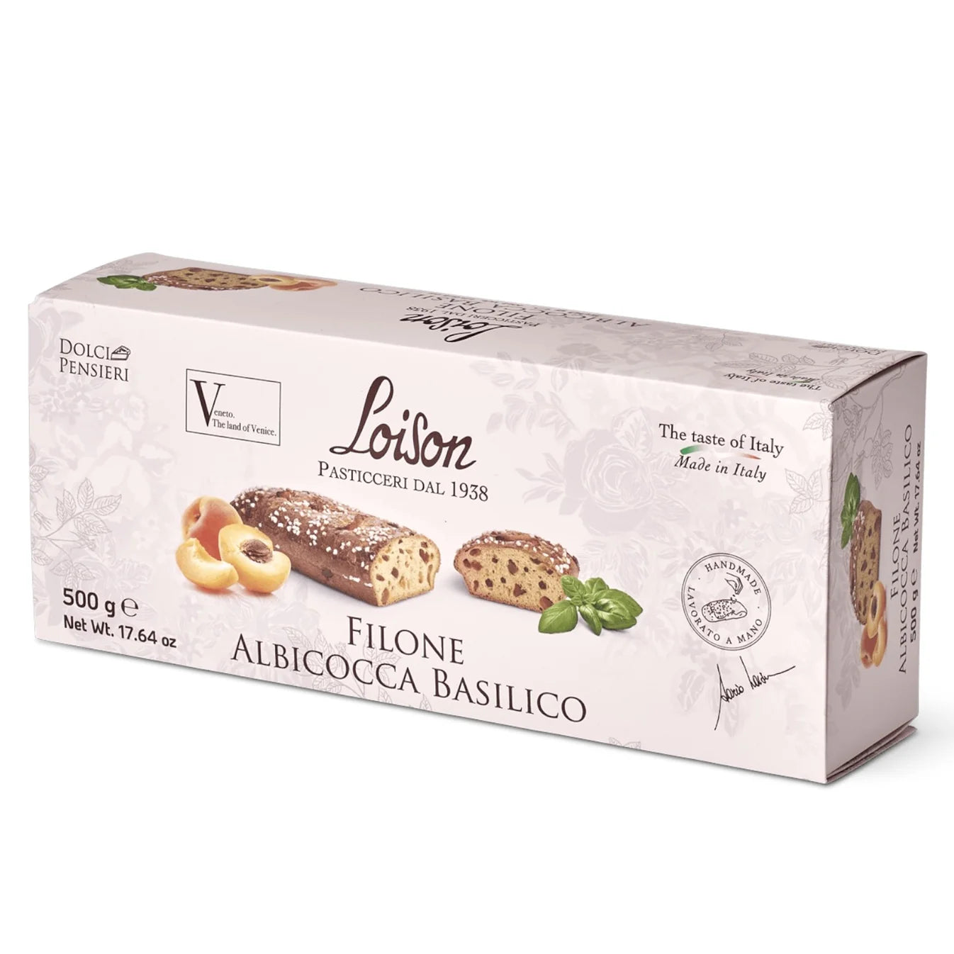 Loison pastries packaging with images of the product on a white background