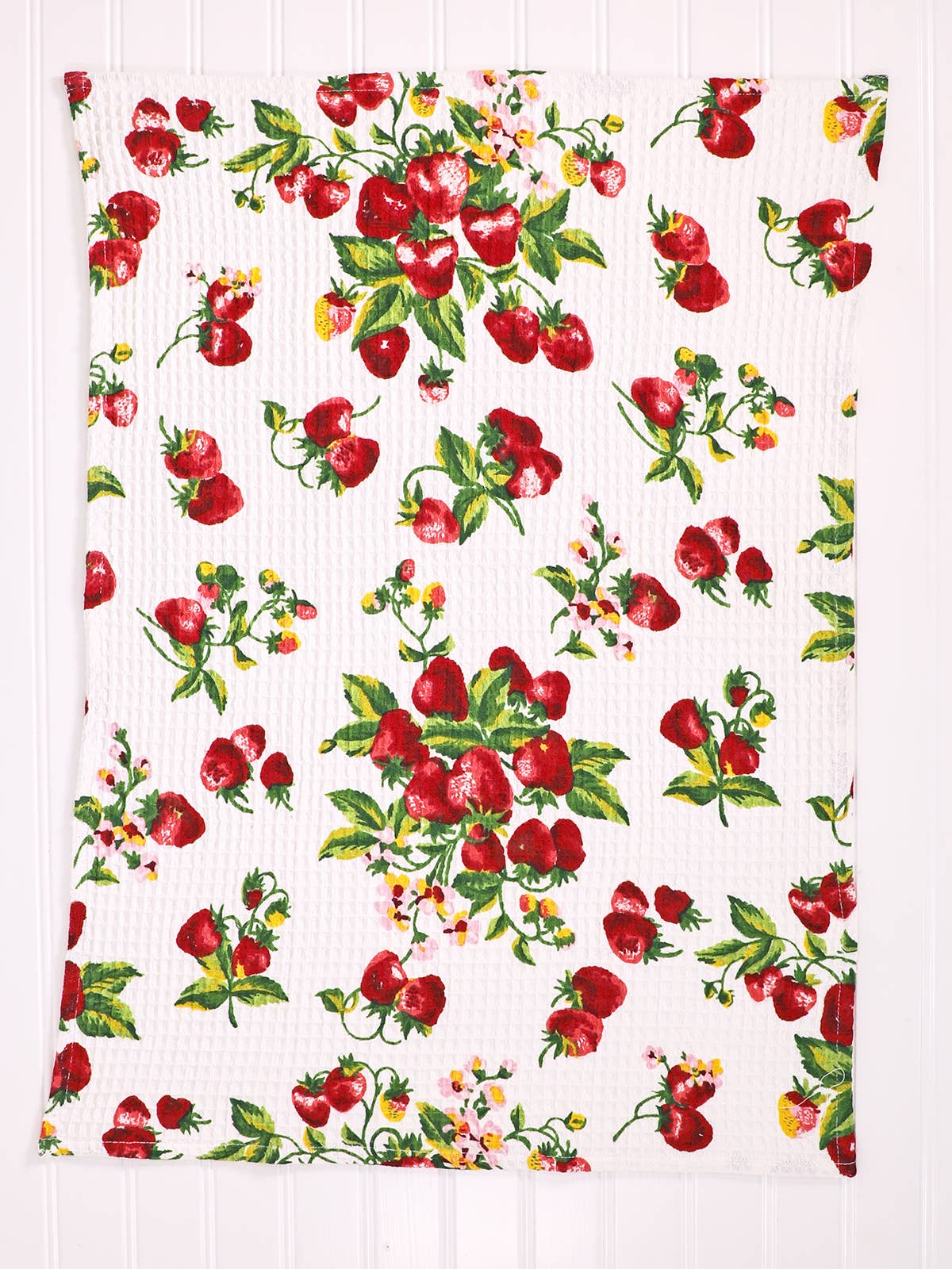 Dish Towel, Strawberry Basket Tea Towel