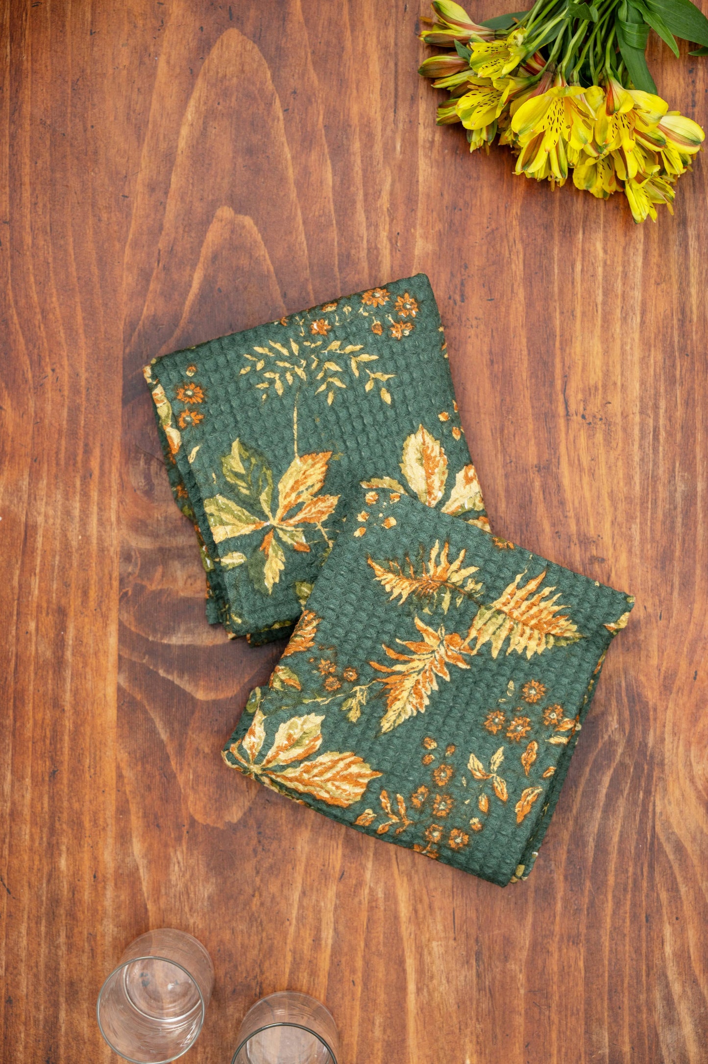 Dishtowel, April Cornell Adirondack Tea Towel Set of 2 - Forest