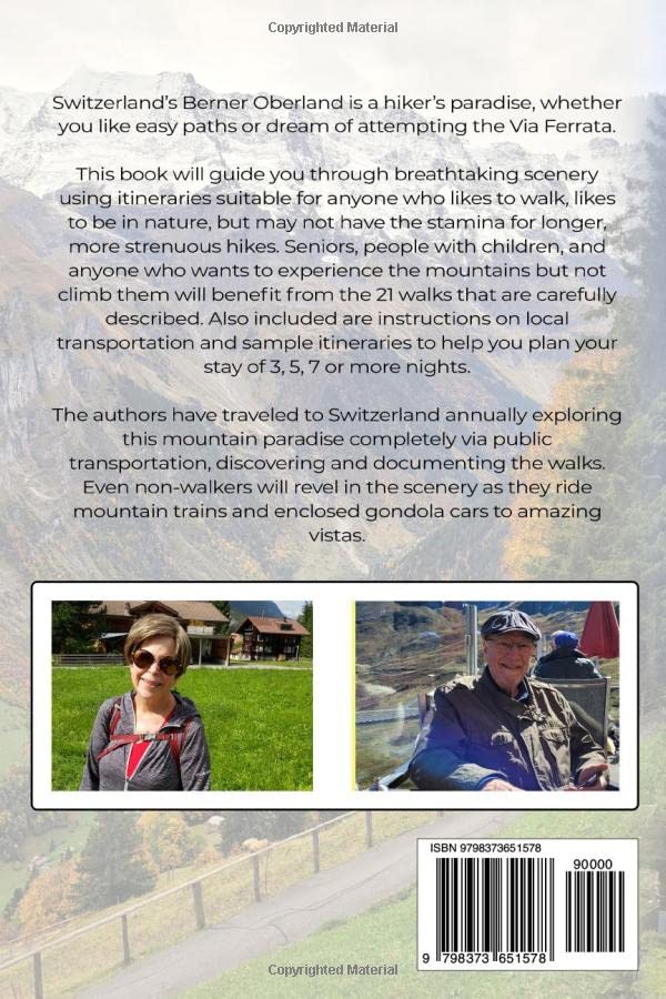 Book, Walking in Switzerland's Berner Oberland