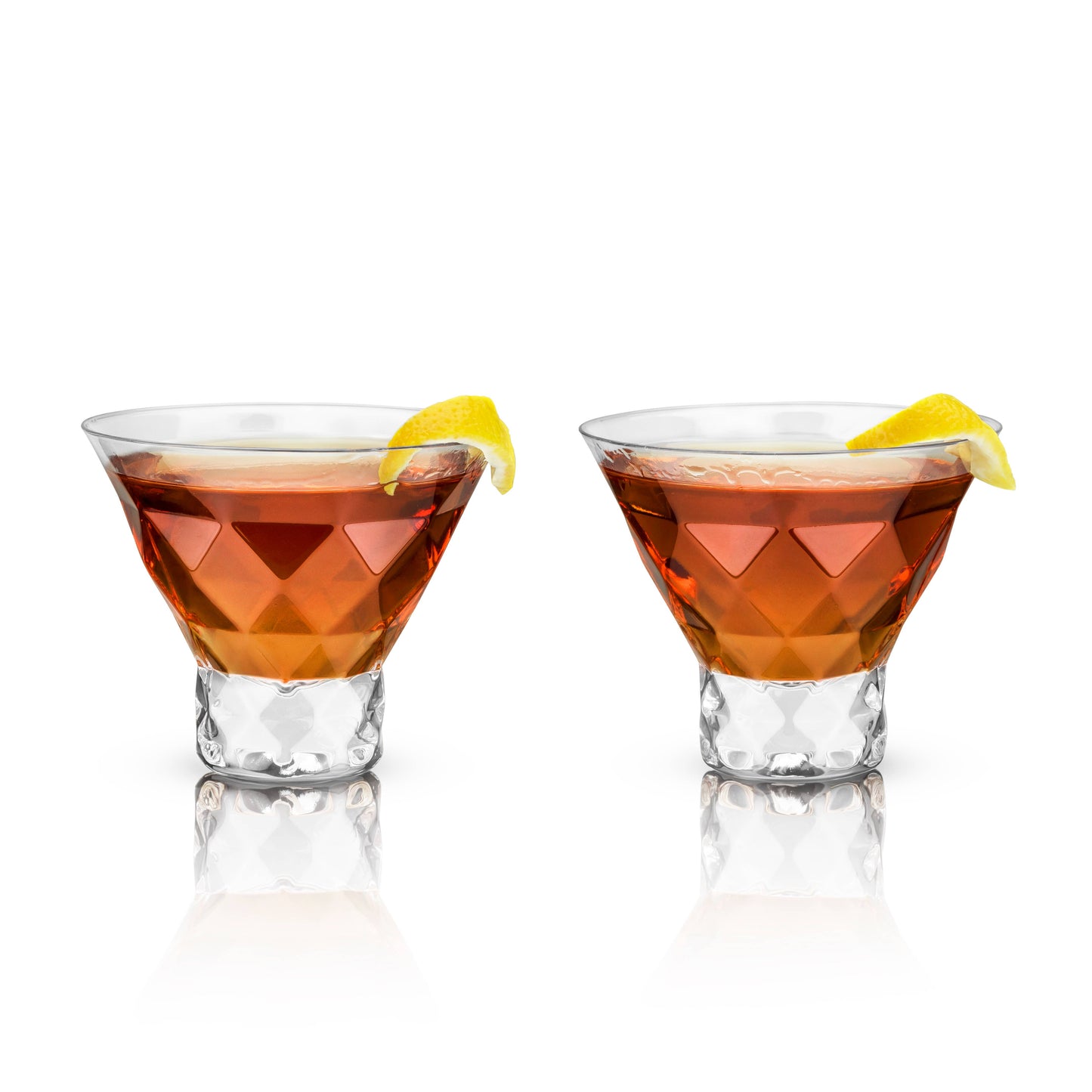 Gem Crystal Martini Glasses