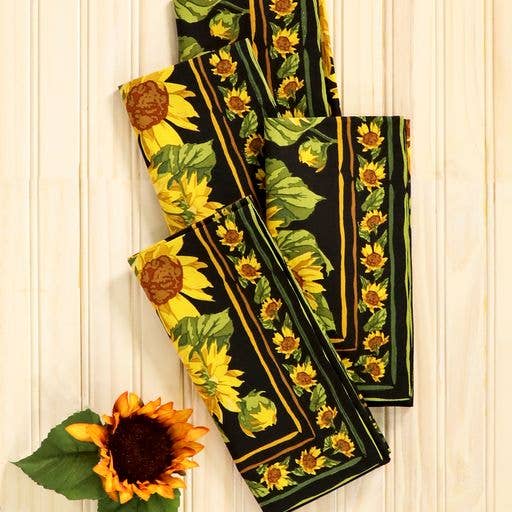 April Cornell Sunflower Napkin