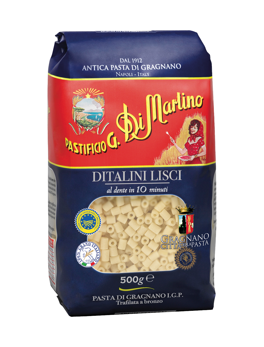 Ditalini Lisci by Pastificio Di Martino, 500g