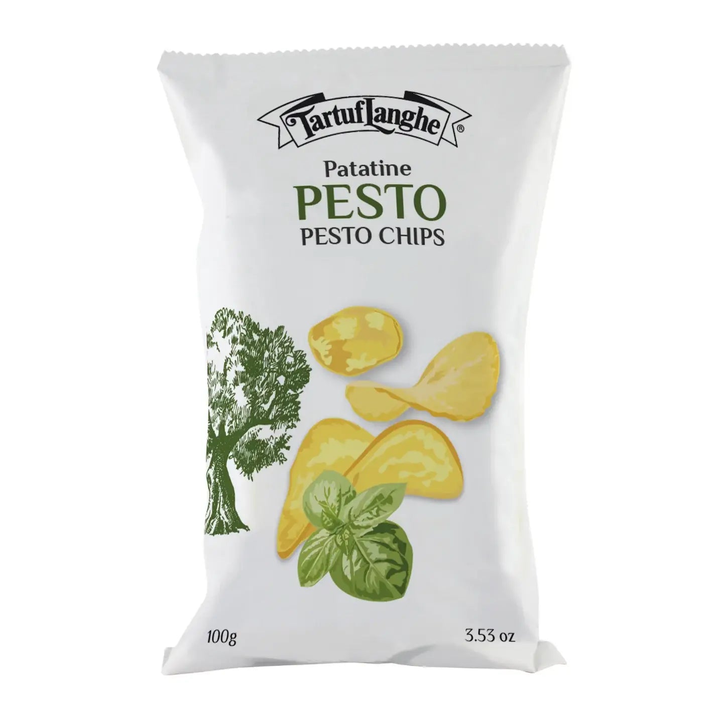 Basil Pesto Chips by TartufLanghe