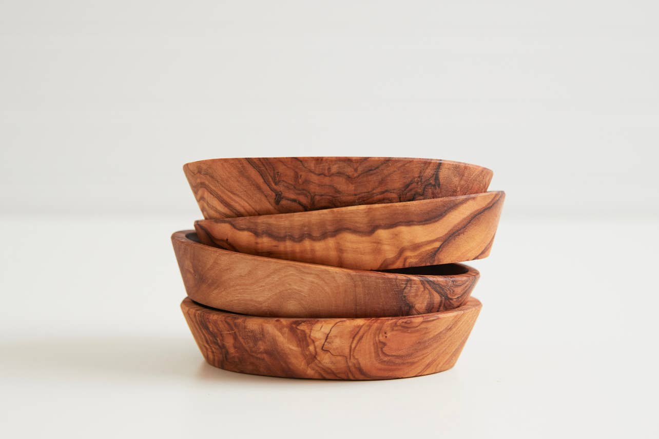 Olivewood snack bowl