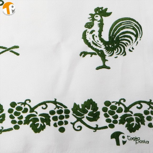 Apron, Romagna Print Green