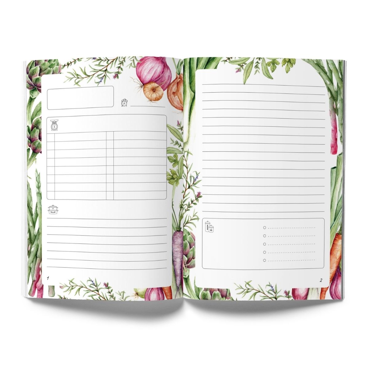 Ricettario/Recipe Notebook - Italian Fall Vegetable