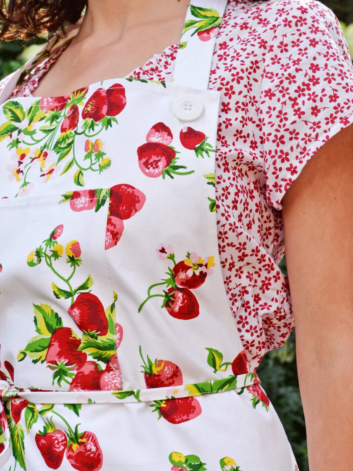 Apron, Strawberry Basket Chef Apron