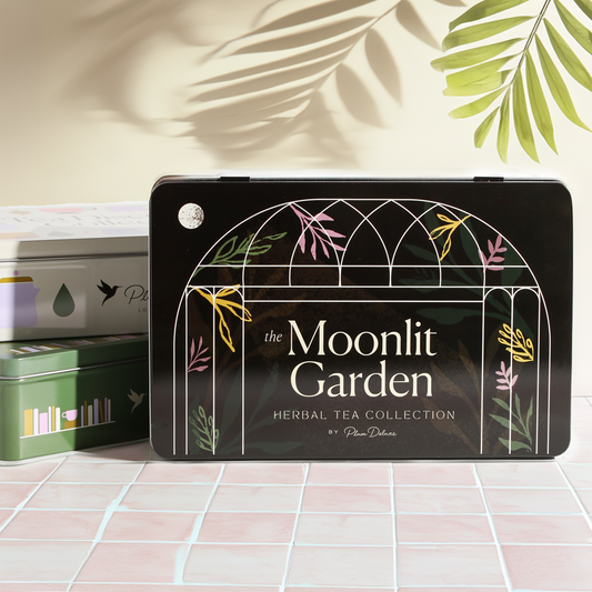 Themed Tea Gift Tins: Moonlit Garden Collection