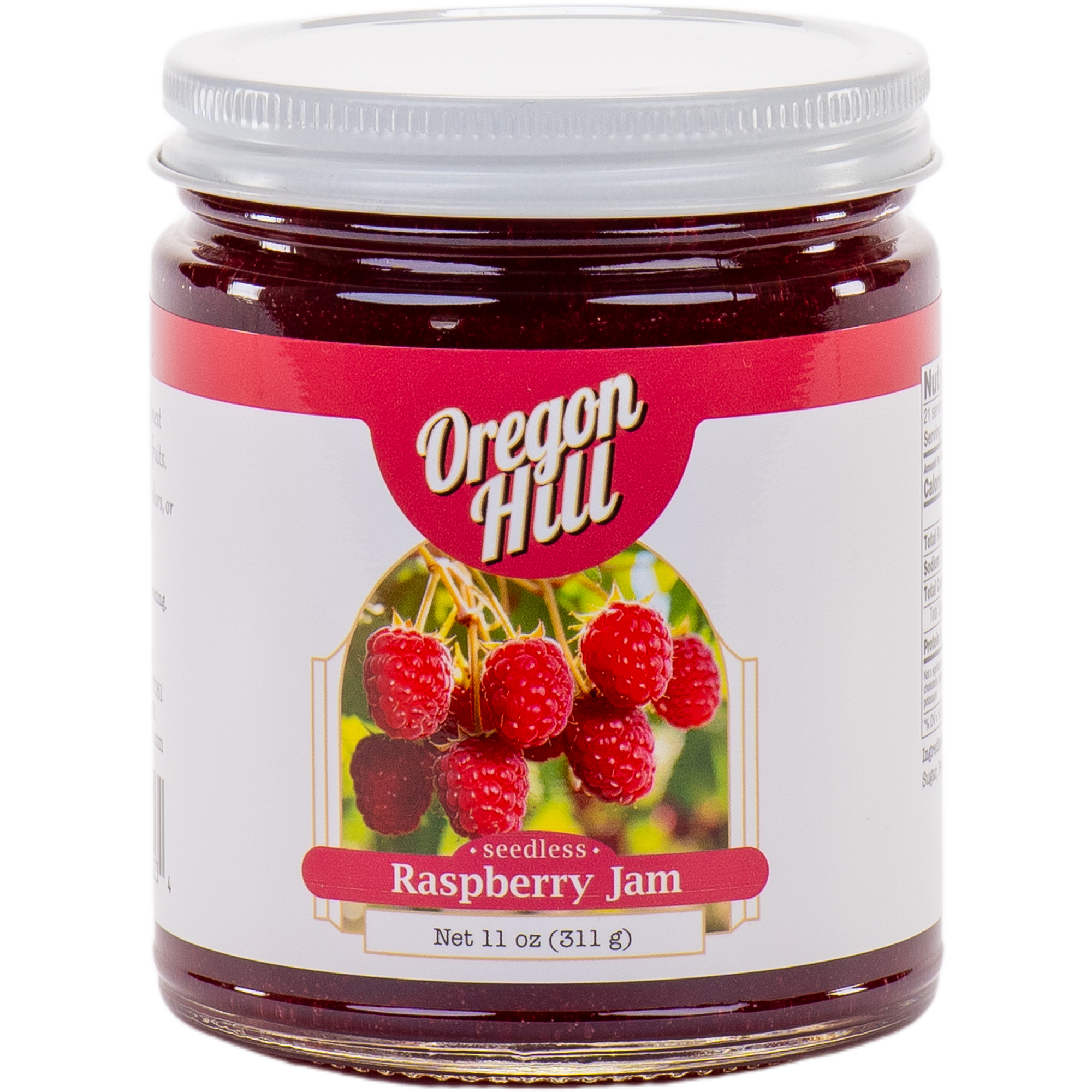 Oregon Hill Red Raspberry Jam (seedless) - 11 oz. – Guidetti's Marketplace
