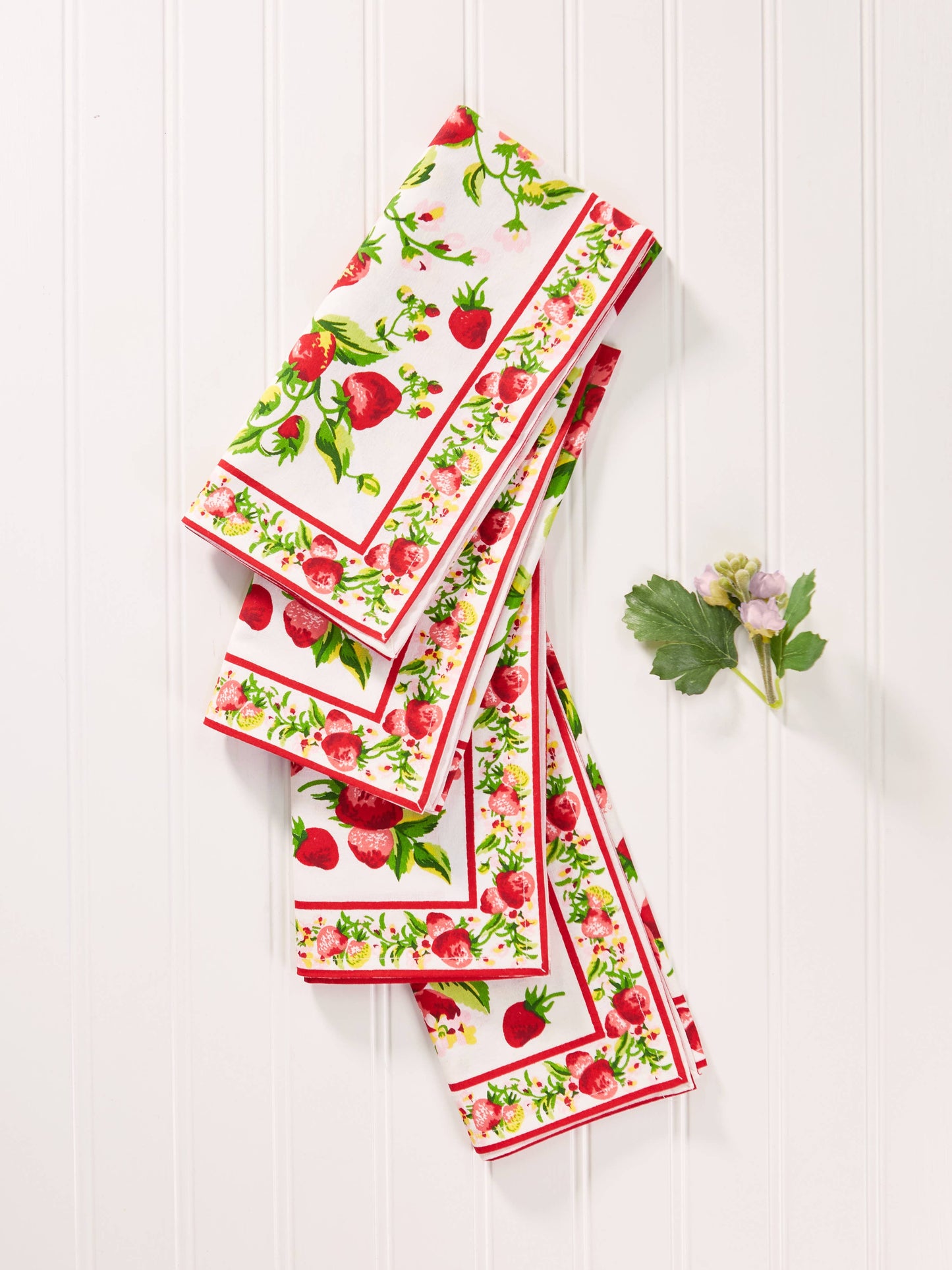 April Cornell Strawberry Basket Napkin