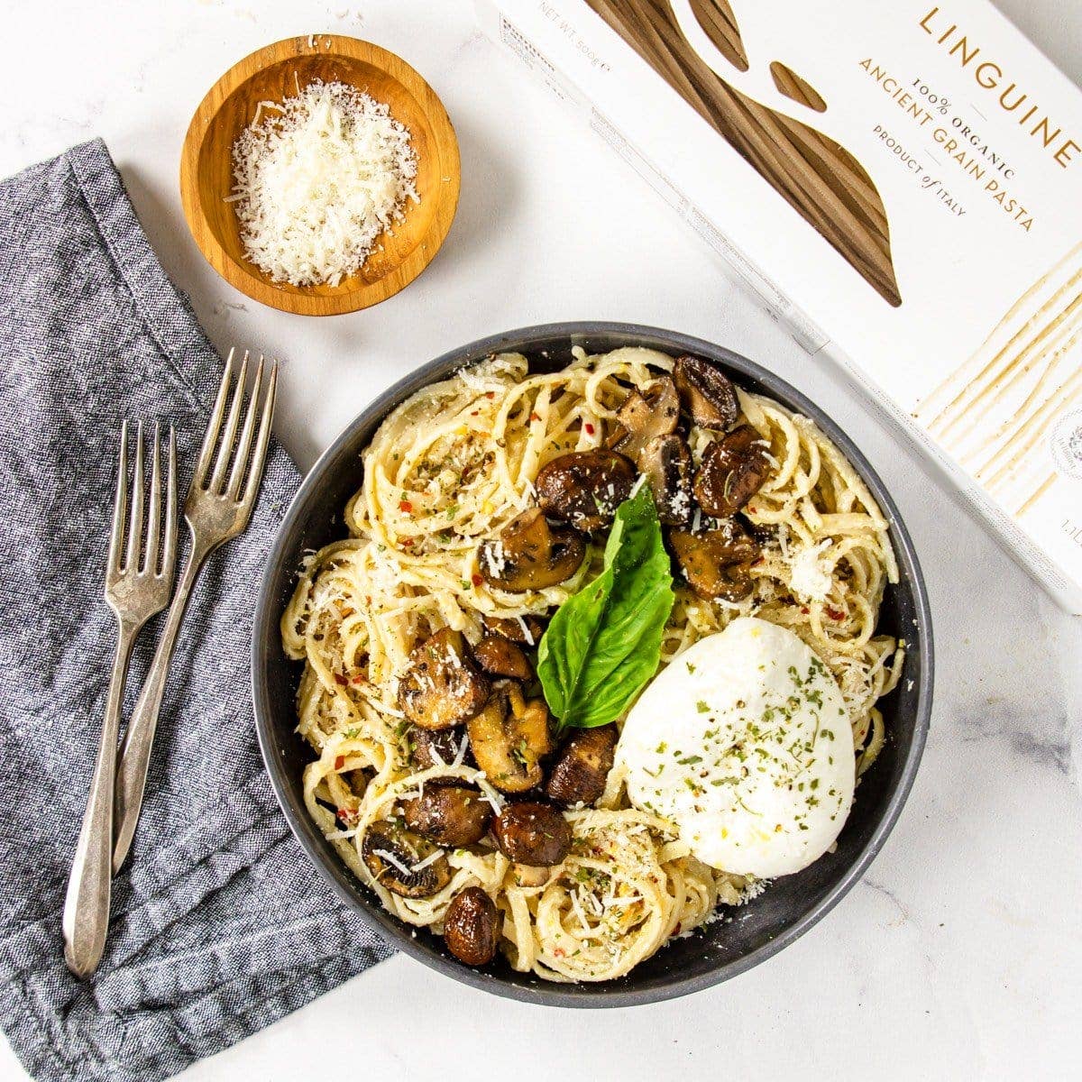 Pasta, Organic Linguine Ancient Grain Pasta