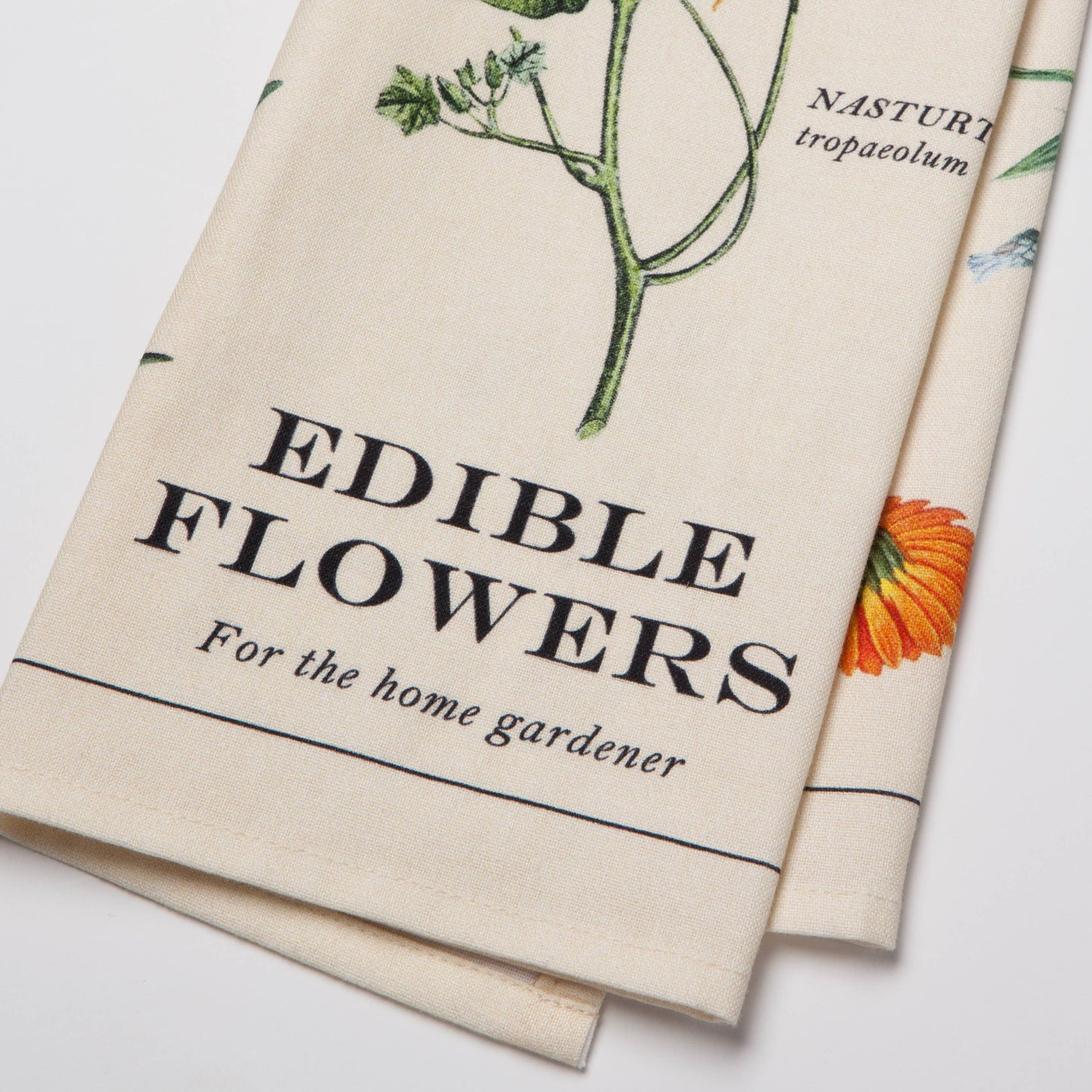 Dishtowel, Edible Flowers Dishtowel