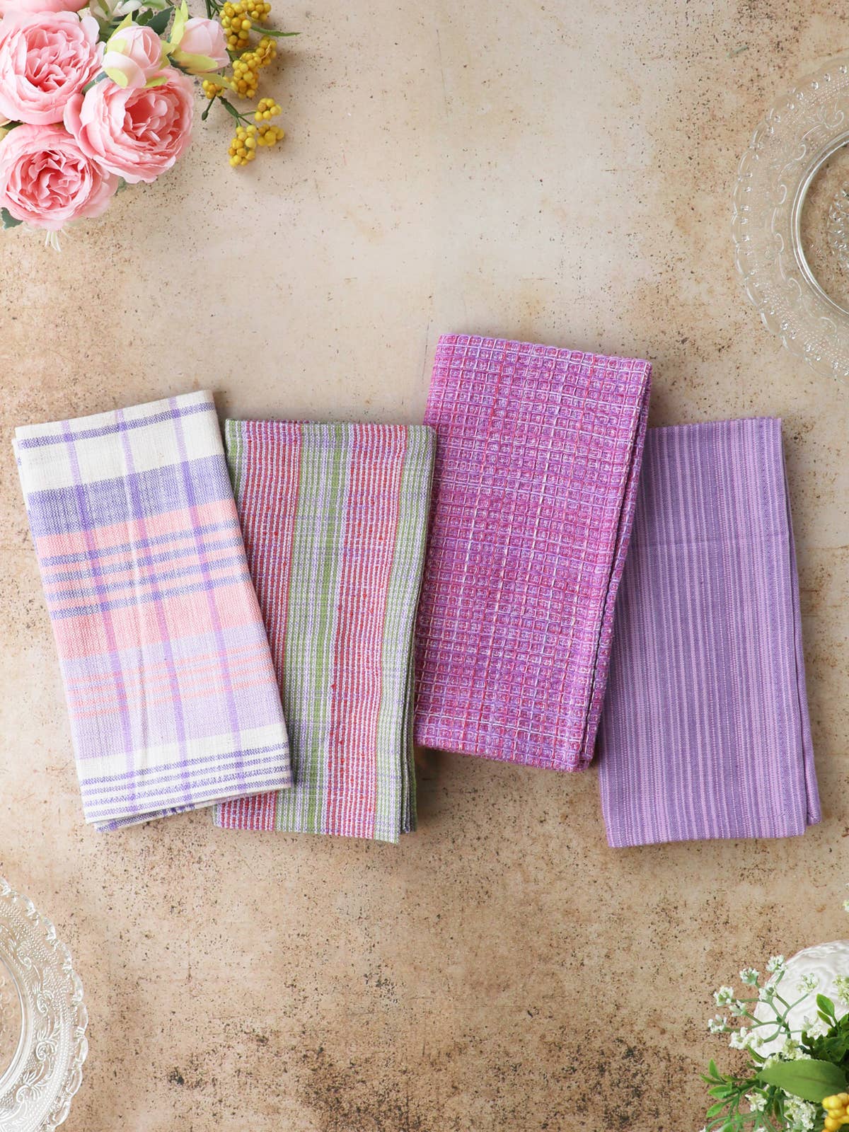 April Cornell Hyacinth cloth napkin