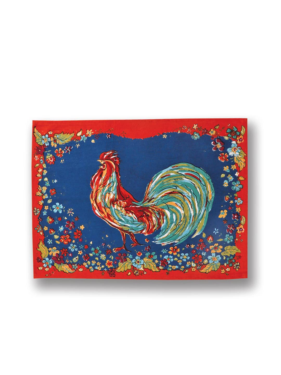 April Cornell Rooster placemat