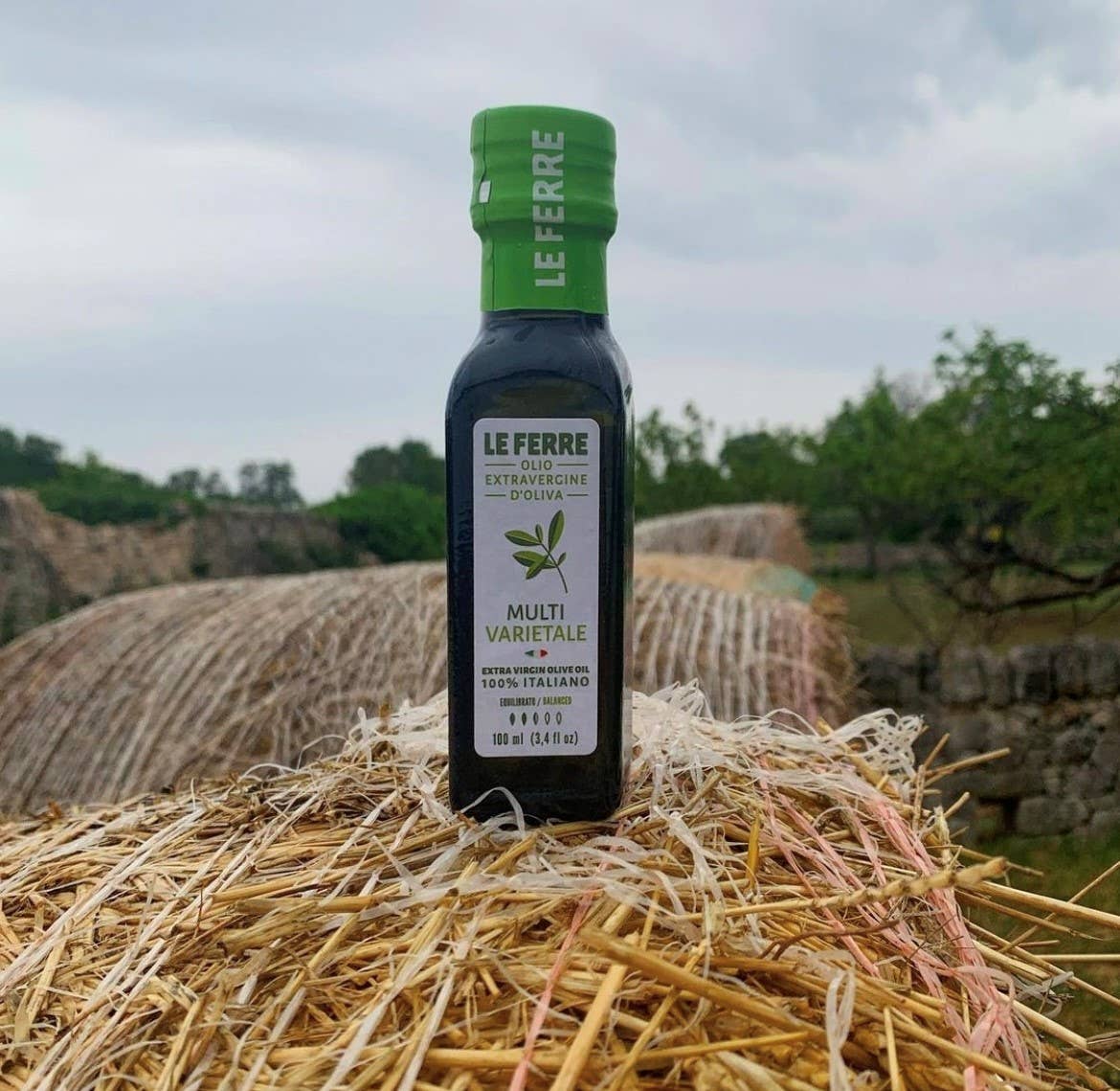 Olive Oil, mini bottle, Le Ferre Multi-Varietal EVOO 100ml/3.4fl oz