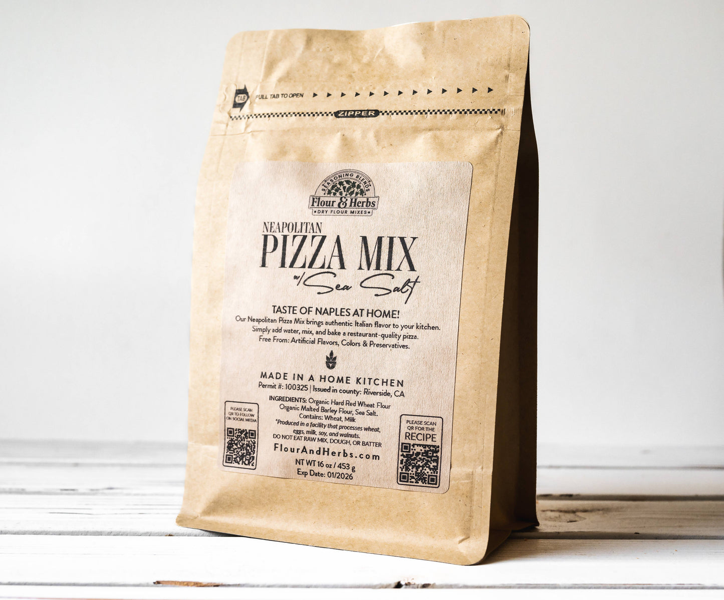 Pizza Mix, Neapolitan Pizza Crust Style: Pizza Mix Only