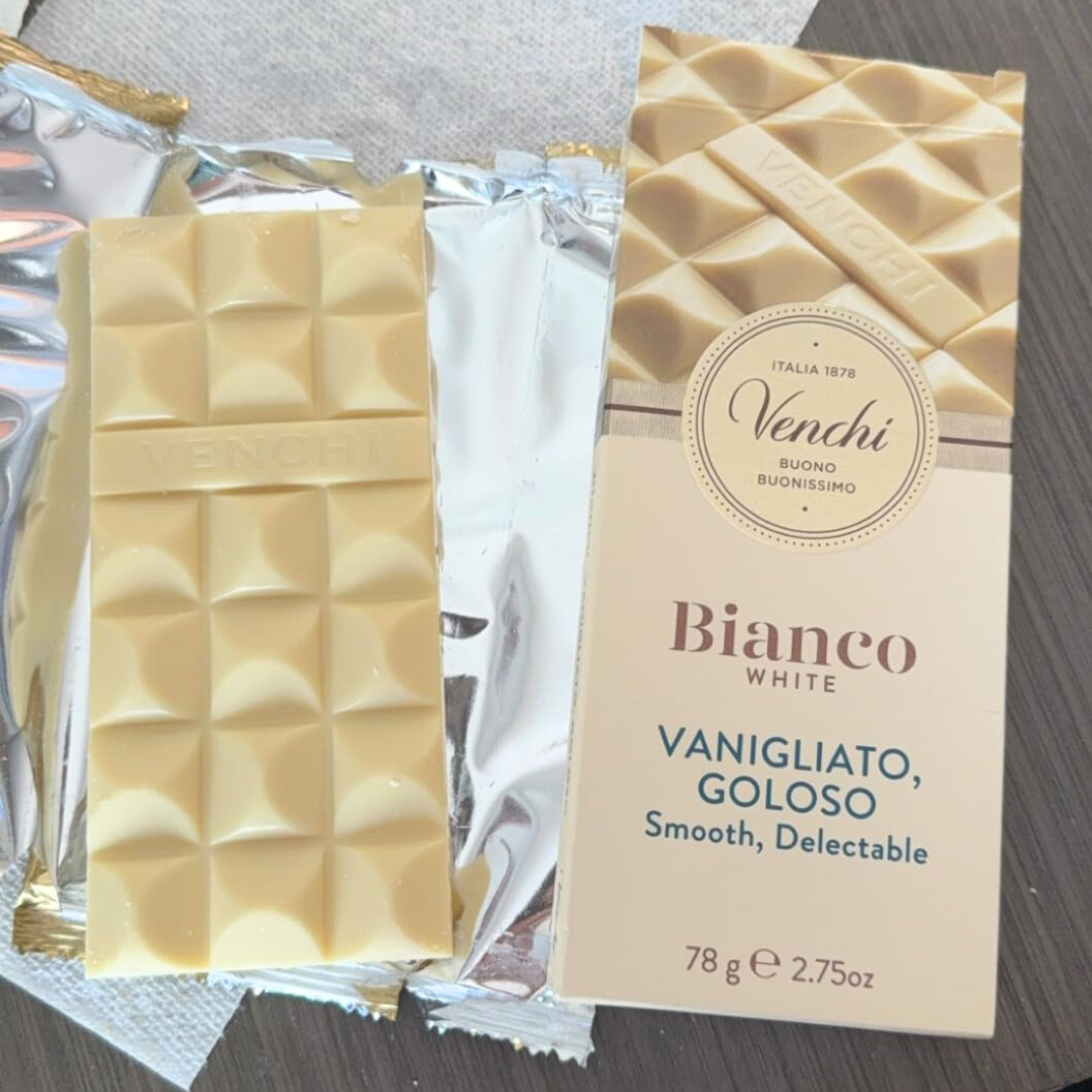 Venchi White Chocolate Bar, 2.75oz78g