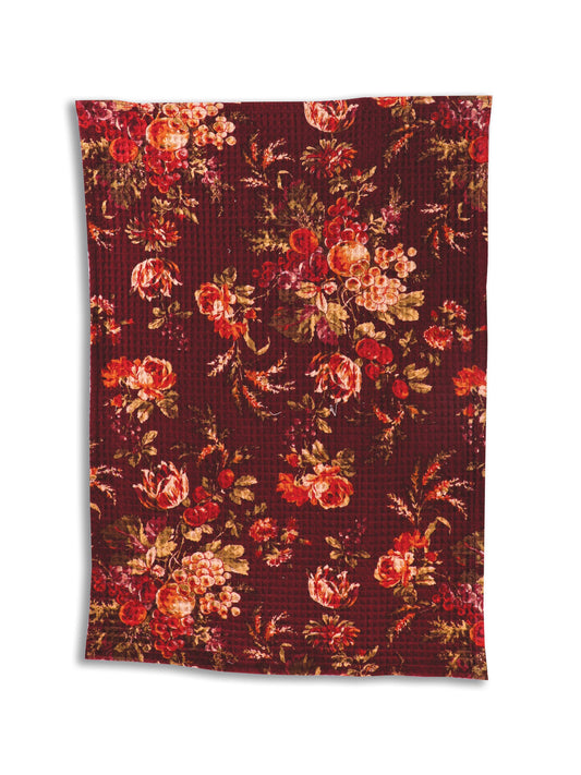 Kitchen Towel, Bountiful Harvest Tea Towel (Cinnamon)