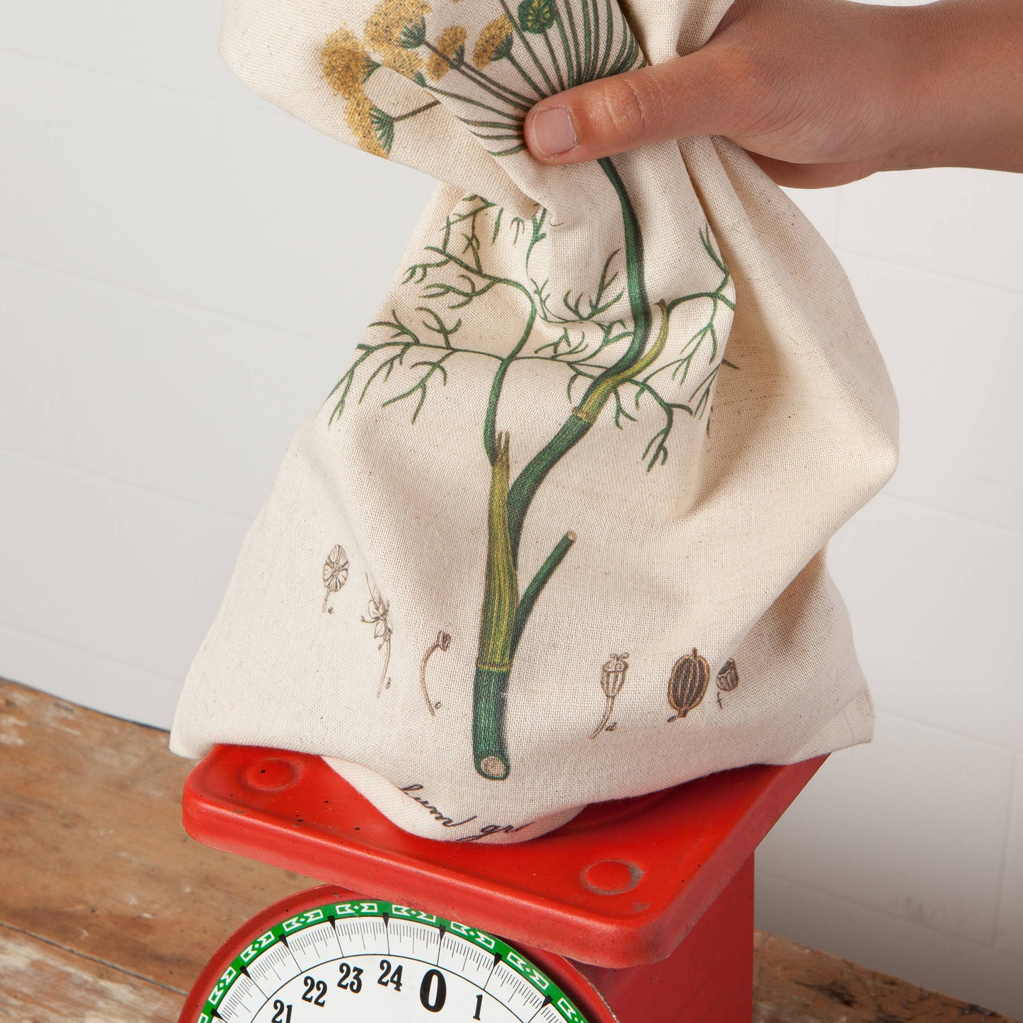 Garden Herbs Reusable Produce Bags Set of 3