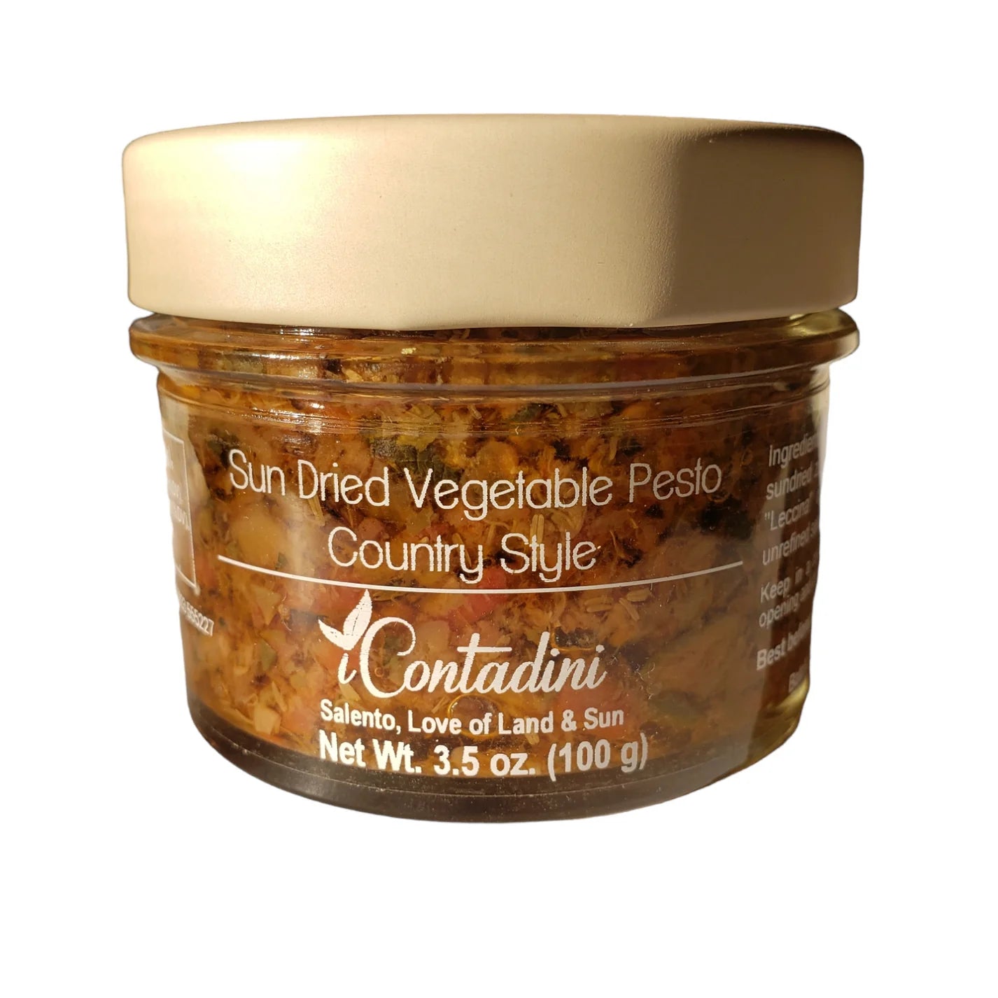 Pesto, Country Style Sun Dried Vegetable, 3.5oz