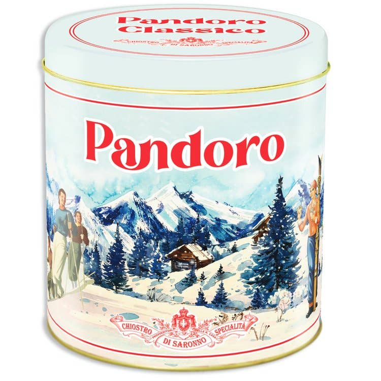 Pandoro in tin