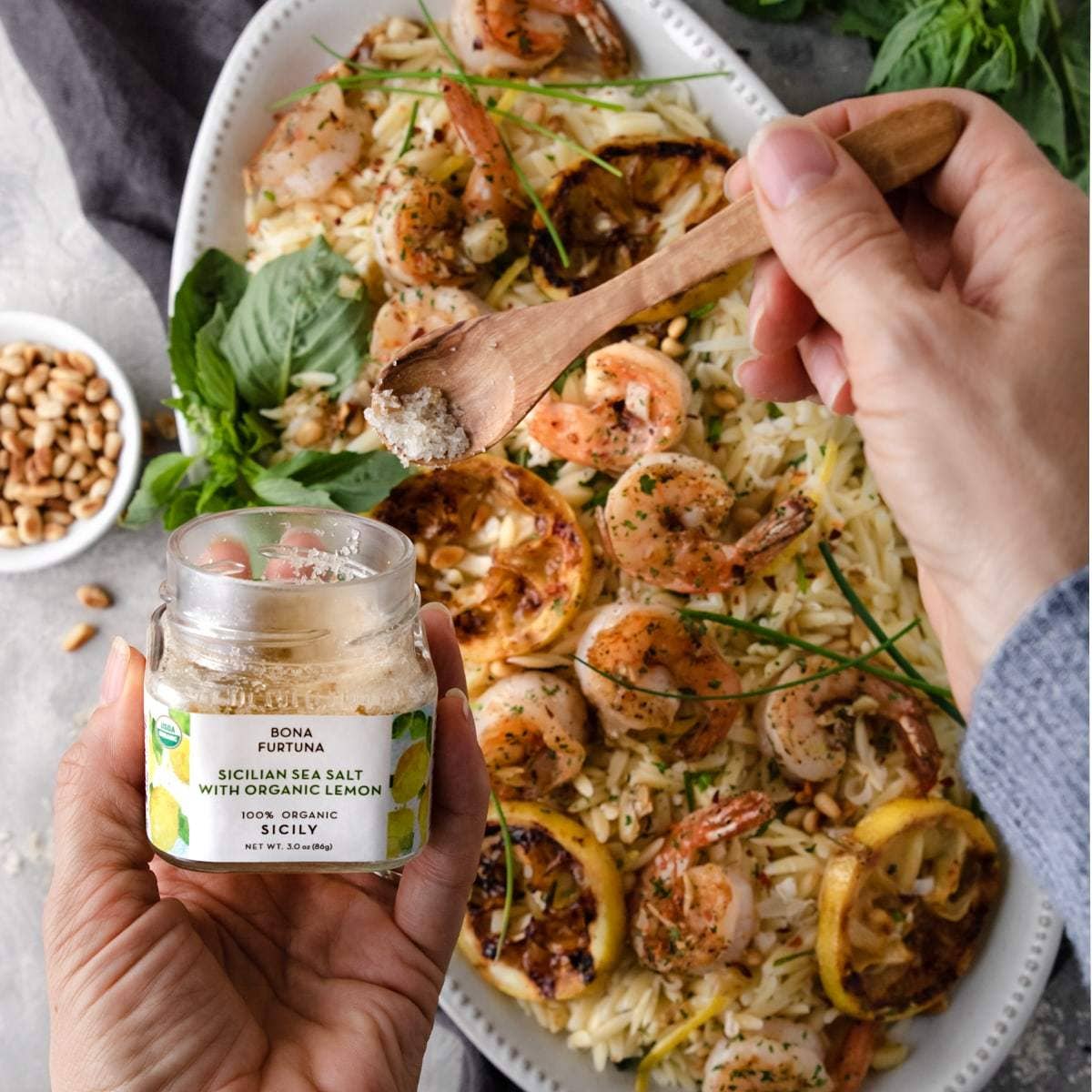 Sicilian Sea Salt with Organic Lemon