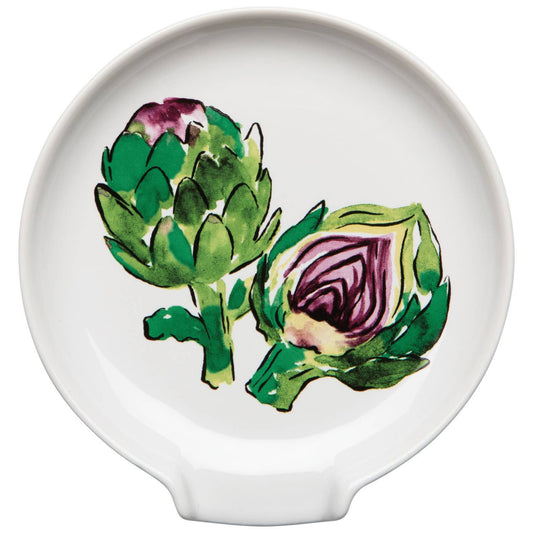 Artichoke spoon rest