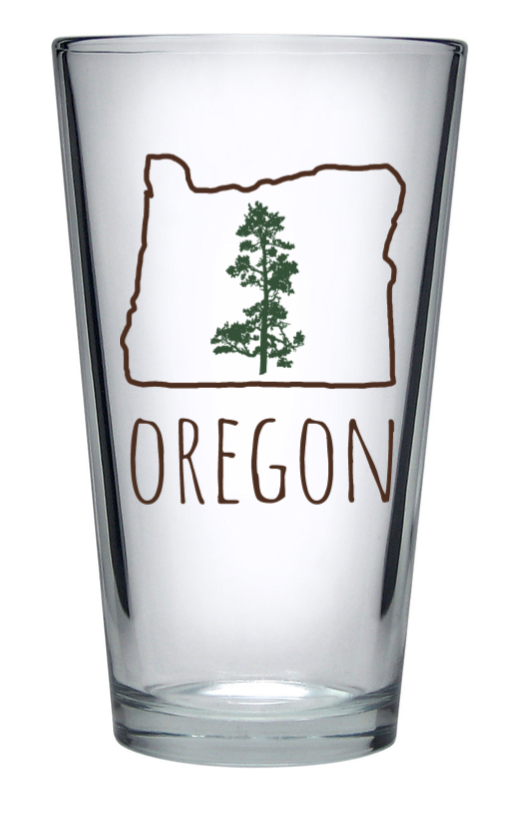 Oregon Pint Glass