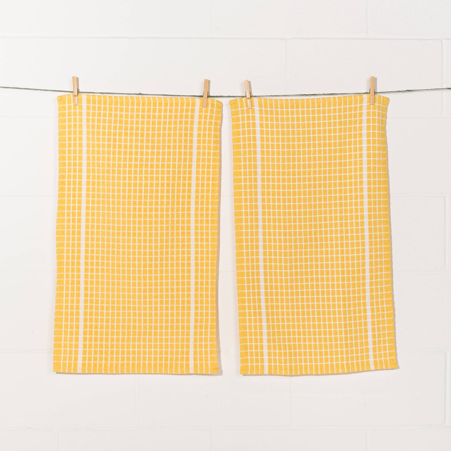 Yellow Terrycloth dishtowel