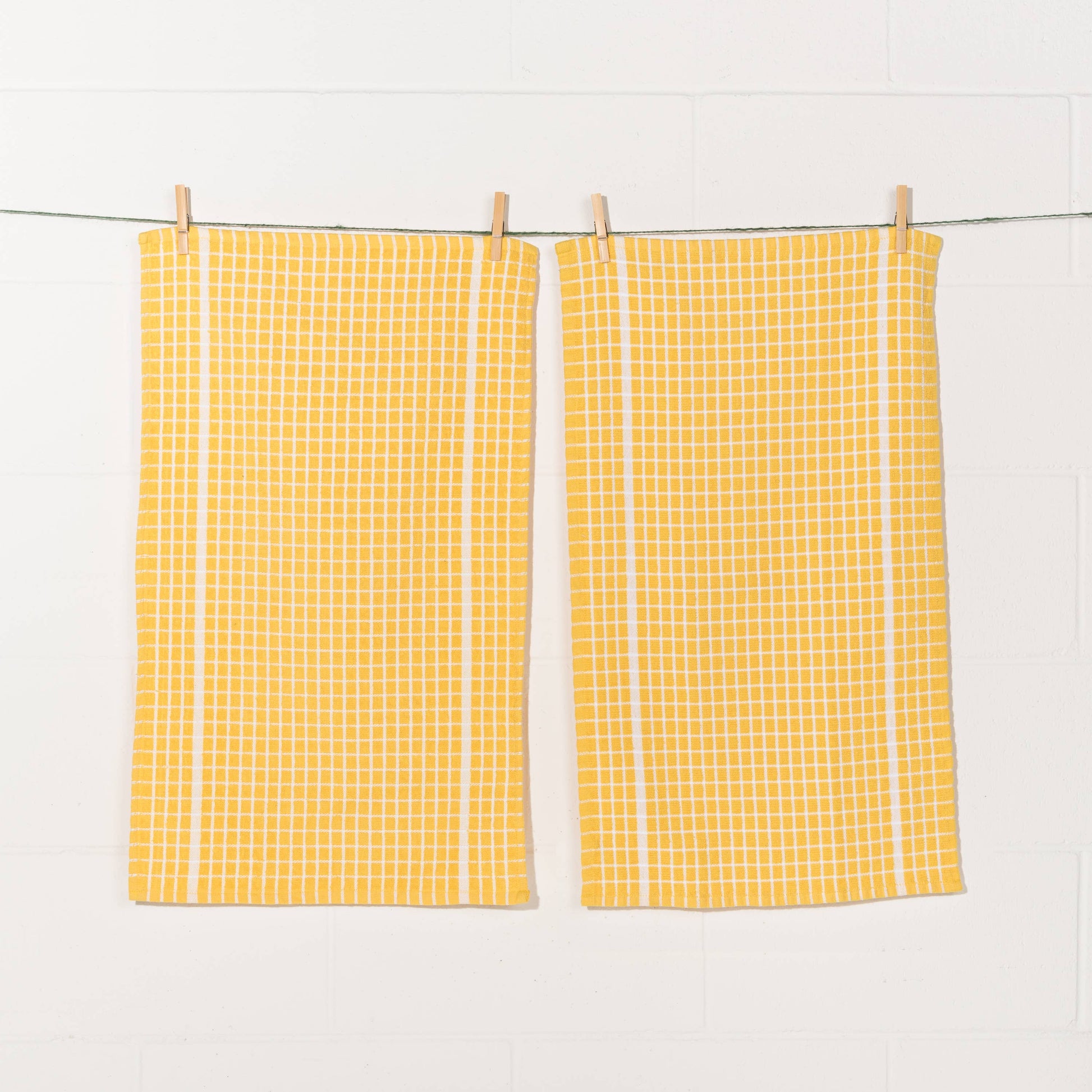 Yellow Terrycloth dishtowel