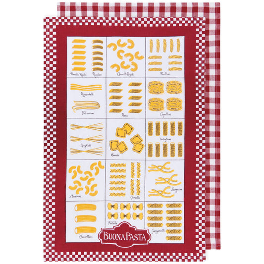 Buona Pasta Dishtowel set of 2