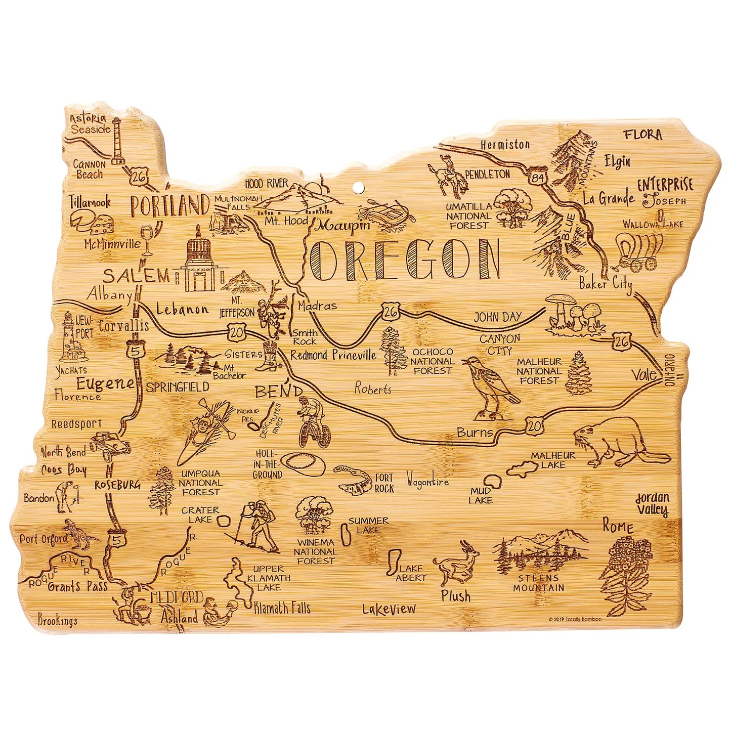 Serving Board, Destination Oregon