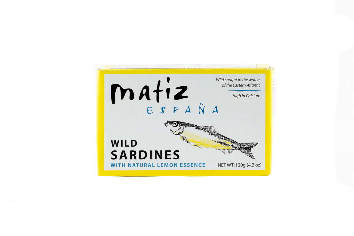 Matiz Wild Sardines w/natural lemon essence, 120g/4.2oz