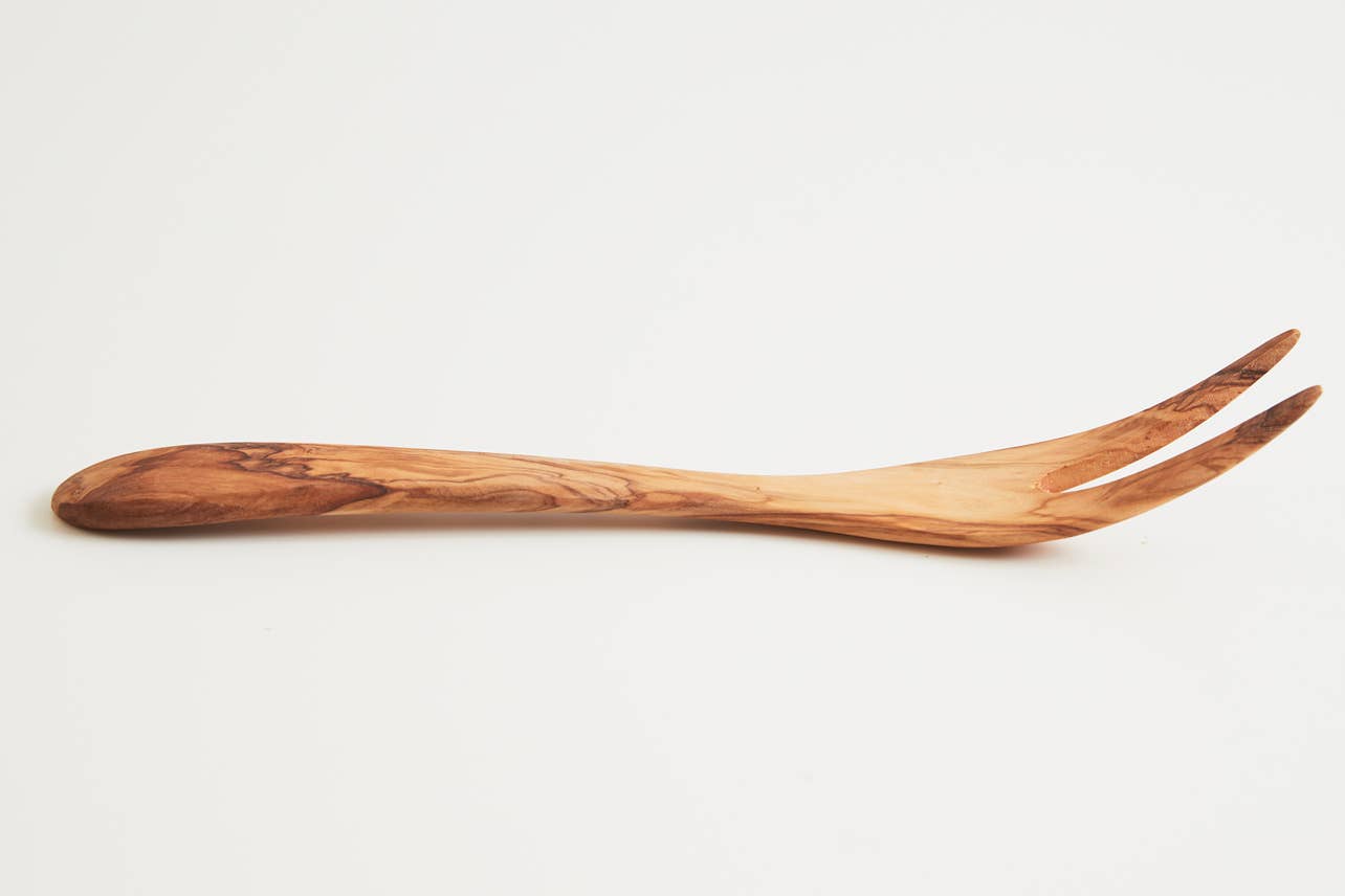 Olive wood fork